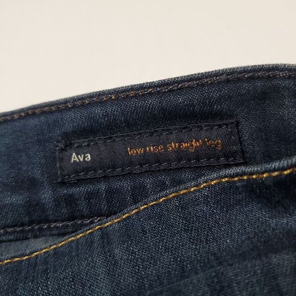 Citizens Of Humanity Ava Capri Jeans Size 26 Low Rise Straight Stretch Raw Hem - Picture 12 of 12